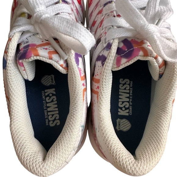 K-Swiss Colorful Graffiti Heart Girls Sneakers size 3 - Picture 5 of 8